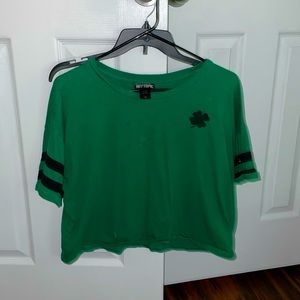 size medium lucky 13 crop top